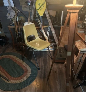 Silla de boliche Brunswick de colección MCM de fibra de vidrio DE COLECCIÓN MEDIADOS DE SIGLO MODERNA BONITA - Imagen 1 de 14