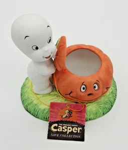 Casper The Friendly Ghost Tea Light Holder/Figurine 1986 Harvey United Silver -A - Picture 1 of 23