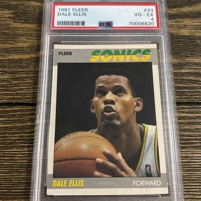 1987 年 FLEER DALE ELLIS #33 PSA 4 — 第 1/2 张图片