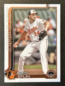 2025 Topps Series 1 Base # 188 Zach Eflin Baltimore Orioles - Bild 1 von 2