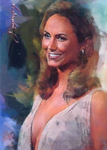 Stacy Keibler Edward Vela Card #/50 Artist Signed Autograph Auto - Picture 1 of 2