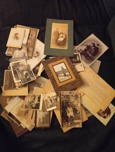 Konvolut 55 Stück CdV/ S/W Fotografien, vorwiegend Porträts,  1900 - 1910  - Bild 1 von 12