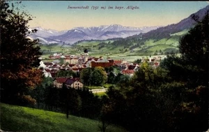 Ak Immenstadt im Allgäu Schwaben, Blick auf den Ort mit Umgebung,... - 4681068 - Bild 1 von 2