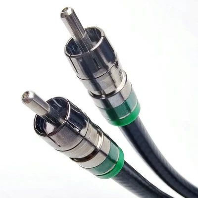 CUSTOM MADE TO ORDER - RCA Audio Cable, Solid Copper Core 18AWG, 1ft to 200ft - Image 1 of 4