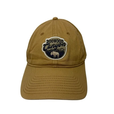 Gorra Dogwood Canyon marrón azul correa ajustable bisonte bordado exterior Foto 1 de 4