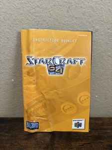 N64 Nintendo 64 StarCraft 64 - Original Authentic Booklet Manual - Only - Picture 1 of 7
