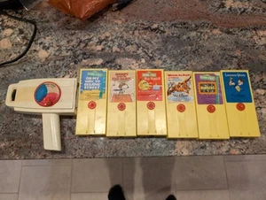 Vintage Fisher Price Movie Viewer & 6 Movies (Read Description) - Picture 1 of 16