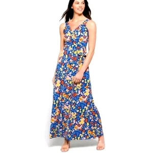 stitch fix 41 hawthorn hellena floral faux wrap maxi dress womens size XL - Picture 1 of 5