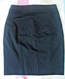 Express NWT women’s HIGH WAISTED PINTUCKED PENCIL SKIRT Size 4 Black - Picture 1 of 8