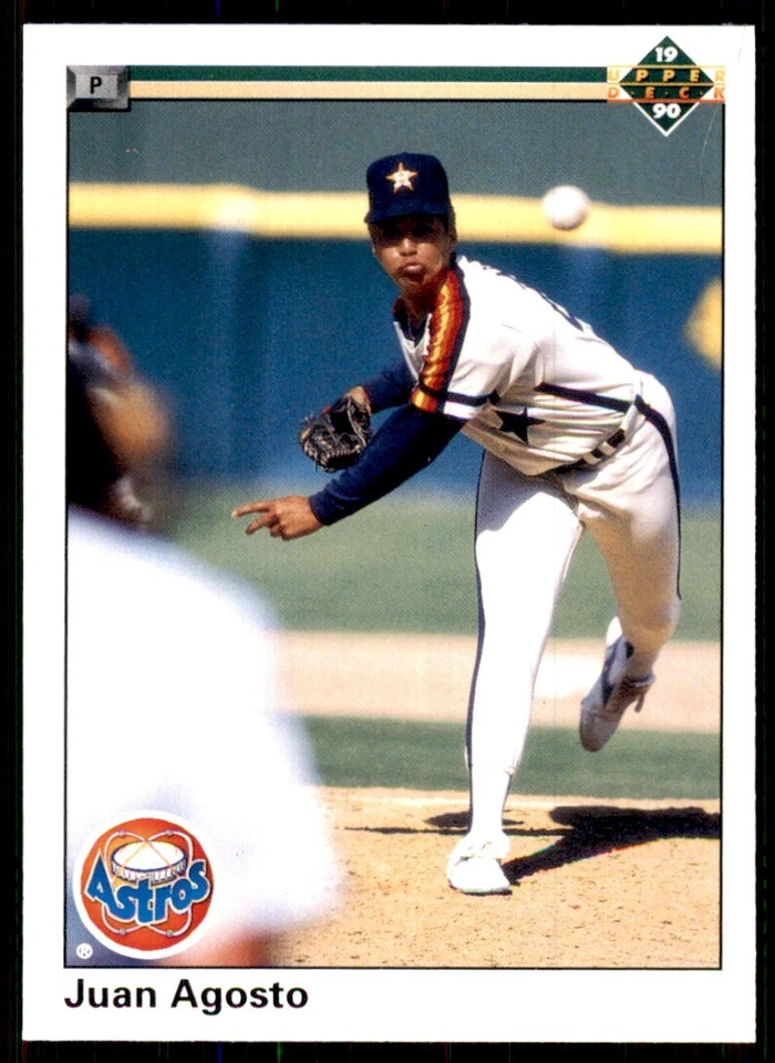 1990 Upper Deck Juan Agosto Baseball Cards #450 - Image 1 of 2