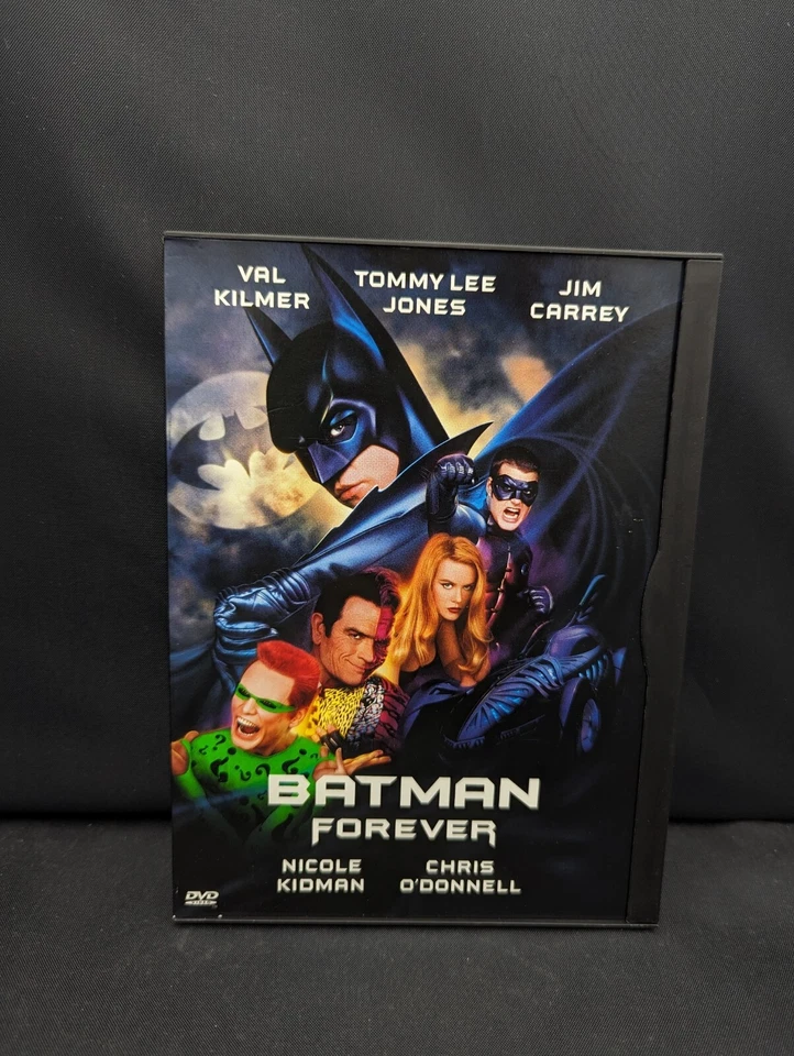Batman Forever (DVD, 1997) Val Kilmer Jim Carrey Tommy Lee Jones — 第 1/1 张图片