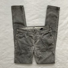 DKNY Ave B Ultra Skinny Womens Jeans Gray Size 0
