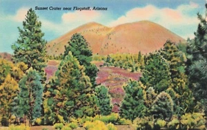 Sunset Crate National Monument, Arizona PC vintage - Foto 1 di 2