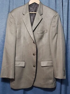 Andrew Fezza New York Men  Blazer Jacket Size 42L Blended Silk/Wool. J4 - Picture 1 of 10