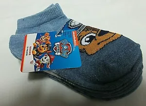 Paw Patrol Boys' Socks-Size 5-6.5 -New 3 PACK - Picture 1 of 3