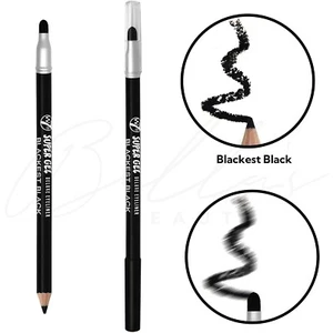 W7 Super Gel Deluxe Eyeliner Soft Smudger Pencil 1.5g - Blackest Black *NEW* - Picture 1 of 5
