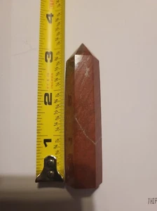 ~ Beautiful Red Jasper Obelisk Point Stone Wicca Pagan 3" - Picture 1 of 1