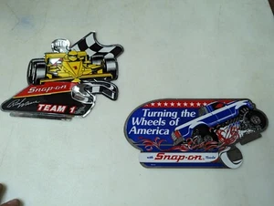 Vintage 1980s 1990s Snap On Tools Indy Cars Rick Mears LOT 2 Stickers Authentic - Picture 1 of 11