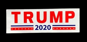 "Nueva calcomanía de pegatina parachoques político presidencial Trump 2020 9""x 3""" - Imagen 1 de 1