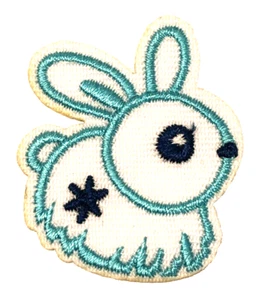 Patch cucito su ferro ricamato abbigliamento cappelli giacche cappotto animali coniglio A264 - Foto 1 di 3