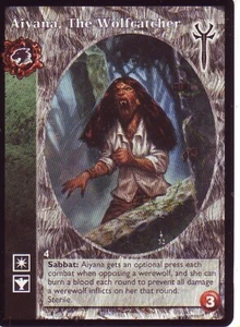 4 x Aiyana, The Wolfcatcher VTES CCG LoB - Picture 1 of 1