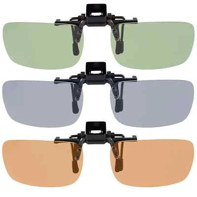 CITY VISION Aufsatz Clip On Sonnen Schutz Brille Träger Feder Überbrille 100% UV400 30598