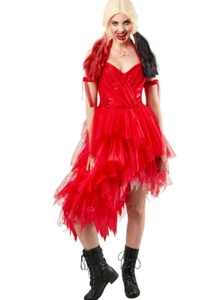 Rubies Harley Quinn Suicide Squad Halloween Costume Red Dress Size Small - Picture 1 of 3