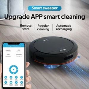 Robot Vacuum Cleaner Automatic Recharge Smart Home Mop Cleaning Wet Dry Robots L - Picture 1 of 48
