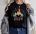 Family Disney Vacation Shirt 2024 Matching Custom Mouse Castle Shirts Adult Kids
