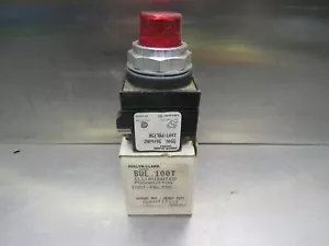 Joslyn Clark 100T-PBLT5R Illuminated Pushbutton - Picture 1 of 1