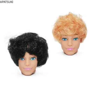 Mode Blau Auge Puppe Kopf für 12" Junge Puppe lockiges Haar Köpfe für Ken Puppen - Bild 1 von 7