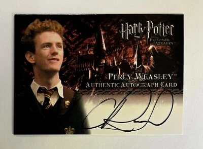 Harry Potter Artbox Azkaban Chris Rankin as Percy Weasley Auto Autograph Card - Image 1 of 2
