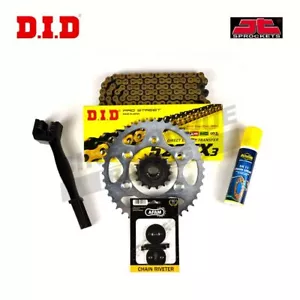 DID JT Silent X-Ring Chain and Sprocket Kit for Honda CMX500A Rebel 2017-2021 - Picture 1 of 2