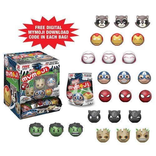 Tokaland Funko Mymoji Marvel S1 EMOTICONS Faces Blind Pack1 Random Figure