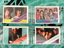 Rock & Pop Stars 1985 Wonder Bread Card Set of 4 NEW 80's Eighties Music Cards