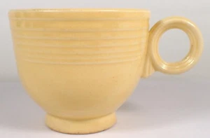 ESTATE Vtg Homer Laughlin Fiesta Footed Mug Cup Original Cream - Imagen 1 de 8