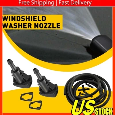 Windshield Washer Water Nozzle Spray For Dodge Grand Caravan 2008 - 2013 - Image 1 of 4