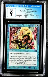 PROSPERITY Visions CGC 9.0 (not PSA or BGS) Graded Magic MTG Vintage Mint - Picture 1 of 2