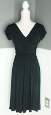 Suzi Chin for Maggy Boutique Women’s Dress Cap Sleeve Ruched Black Size 2