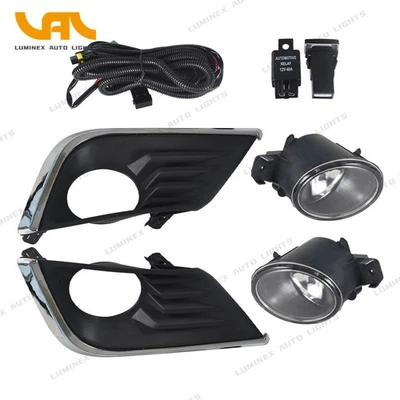 Front Bumper Fog Lights Lamp Kit W/Bezel+Switch For Nissan Altima 2016 2017 2018 Foto 1 de 4