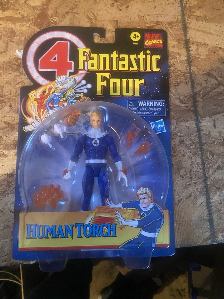 Marvel Legends F4 Antorcha Humana Retro Hasbro Pulso Exclusivo ¡NUEVO SELLADO DE FÁBRICA!  Foto 1 de 1
