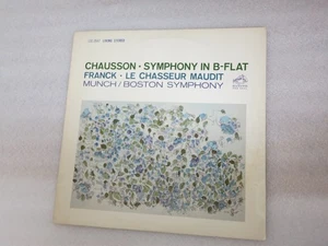 Ernest Chausson SYMPHONY IN B-FLAT / LE CHASSEUR MAUDIT LP Vinyl 1962 - Picture 1 of 3