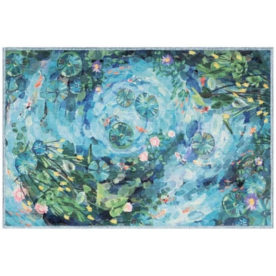 Liora Manne Impressions Peace Pond Indoor/Outdoor Mat - Image 1 of 4