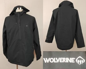 NWT Wolverine I-90 Rain Jacket Mens L Navy Blue Hooded Full Zip #Z4409 - Picture 1 of 14