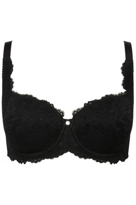 Ulla Popken Damen große Größen Bügel BH Softschalen Balconette BH Spitze