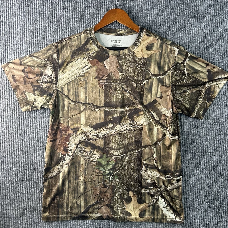 Camiseta de caza para hombre grande Break Up Infinity camuflada roble musgo nueva sin etiquetas Foto 1 de 4