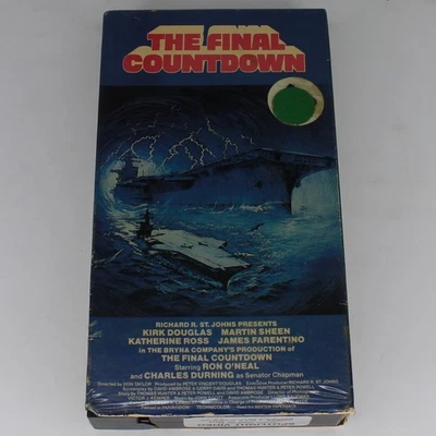 The Final Countdown VHS 1980 Sci-Fi Time Travel Vestron Video - Image 1 of 4