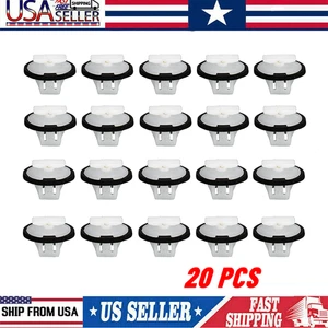 20 piezas clips de retención de arco de rueda acampanados para guardabarros delantero de automóvil Nissan - Imagen 1 de 7