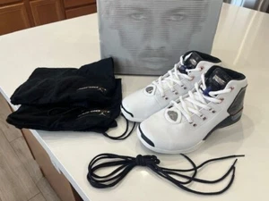 Nike Air Jordan XVII+ 17 Croc Gator Bulls Wizards MVP HOF 2002 sz 9 304709-108 - Picture 1 of 15