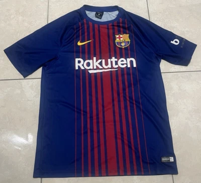 Barcelona 2017 Home Jersey. Size Men's M Nike LaLiga Soccer Football - image 1 of 4